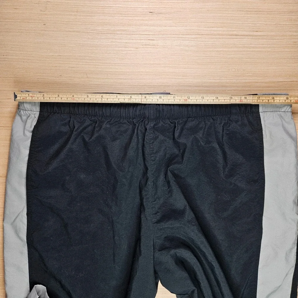 Vintage Y2K Nike Bowflex Athletic Shorts Men XXL Black Gray Gym Workout Training